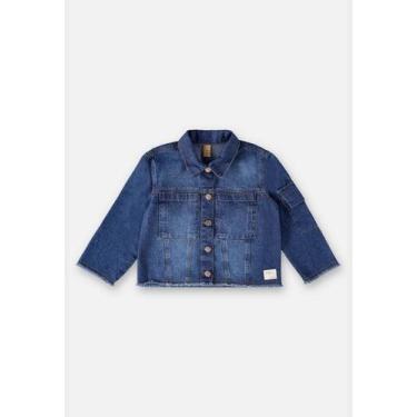 Imagem de Jaqueta Jeans Infantil Menina Up Baby, Azul, 1