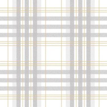 Imagem de Papel de Parede Vinílico Sonhos Ref 4228 quadriculado Cinza 52cm x 10m