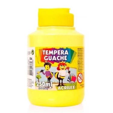 Imagem de Tinta Guache 250ml Amarelo Limão Acrilex