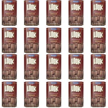 Imagem de 20 Pacotes Tubinho Recheado Chocolate Uma Delícia Sorveteria - Itamara