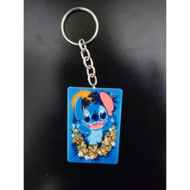 Imagem de Chaveiro de Plástico Lilo Stich Com Argola 6x4cm - Não informado, 13