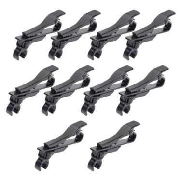 Imagem de Yunseity Clipe de Microfone de Colarinho de Metal, Pinça de Microfone Lavalier Universal Com Colarinho de Colarinho, Clipe, Gravata, para Gravação de Videoconferência, Ensino (10pcs)