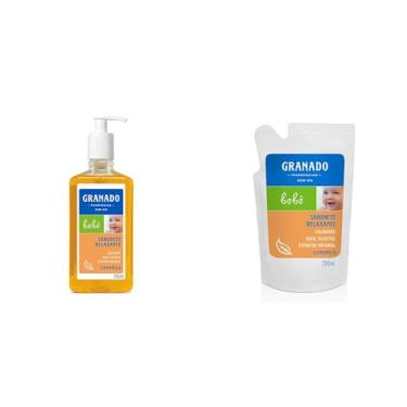Imagem de Granado Sabonete Liquido Bebe Camomila 250Ml + Granado Refil Sabonete Líquido Bebê Camomila, 250ml
