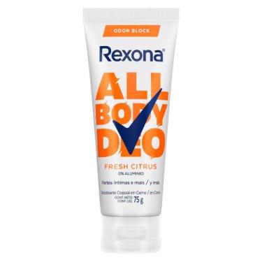 Imagem de Desodorante Rexona Corporal All Body Deo Fresh Citrus Creme 75g