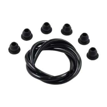 Imagem de Meckparts Pacote com 6 buchas de tanque de combustível 580457501 503735801 compatível com motosserra Husqvarna 123 232 235 323 325 326 327 333 335 356 576 FS80 FS85 FC75