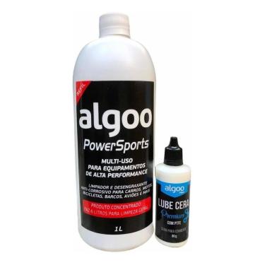 Imagem de 2X Desengraxante Bike 1L Concentrado E Lubrificante Cera Alg
