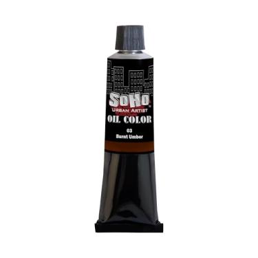 Imagem de Soho Urban Artist Tinta a óleo - Umber queimada, tubo de 170 ml - Cores a óleo mais valorizadas para pintura, excelente carga de pigmento