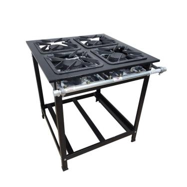 Imagem de Fogao 4 Bocas 30X30 Gold Cfzg-127 Gas Glp Baixa Pressao Perfil 7Cm De Pe - Cefaz