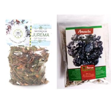 Imagem de Amescla Resina Breu Defumador Defumação Proteção Espiritual Banho Jure