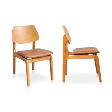 Imagem de Kit 2 Cadeiras Jandaia CabeCasa MadeiraOriginals - CabeCasa MadeiraMad
