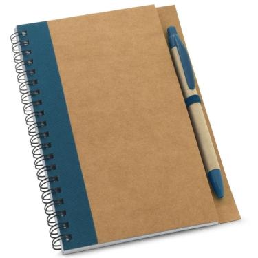 Imagem de Caderneta 13X18Cm 60 Folhas Sem Pauta Com Caneta - Azul