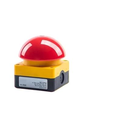 Imagem de 1/5/10 peças IP67 interruptor de pedal à prova d'água AC/DC 1NO+1NC Parada de emergência Auto Reset Handle Foot Push Cogumelo (vermelho autotravamento, 1 peça - 1 NO)
