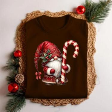 Imagem de Camiseta Unissex Natal Personalizada Doende Do Papai Noel Festa - NoBr