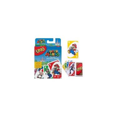 Imagem de Cartões de jogo de tabuleiro UNO, versão Super Mario - Lightbek Offici