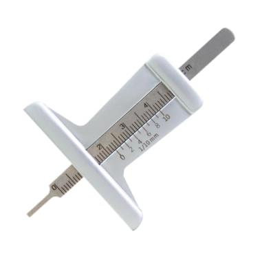 Imagem de QccHieUs Medidor de profundidade de sulcos de pneus, medidor de profundidade de sulcos de pneus, acessórios para carros, medição de desgaste de pneus,