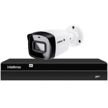 Imagem de Kit CFTV 1 Câmera IP Vipc 1230B Intelbras NVD 1404P S/HD