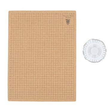 Imagem de Placa de macramê dupla face DIY grades trança placa de projeto com pinos para fazer joias pulseiras exibição artesanato tecelagem material de madeira macia 30 pinos incluídos (28 x 38 cm)