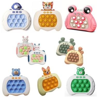 Imagem de Pop It Brinquedo Eletrônico Anti Stress COM Bolhas Relaxantes Divertidas para Crianças e Adultos | Cor Aleatória