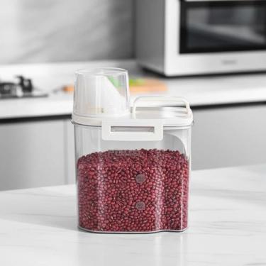 Imagem de Pote Hermético Acrílico Dispenser Multiuso Tampa Dosadora 1800ml - TOP