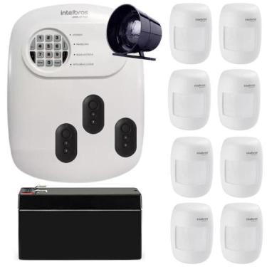Imagem de Kit PersonalizadO Alarme Intelbras 8 Sensores de Presença CF