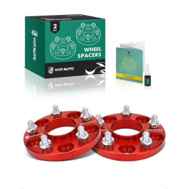 Imagem de YHTAUTO Espaçadores de roda centralizados de cubo de 5 x 4,5 15 mm compatíveis com modelos Nissan e Infiniti, Altima, Rogue, Sentra, Murano, QX60, Q50, QX50, 5x114,3 mm Espaçadores de pneu com pinos