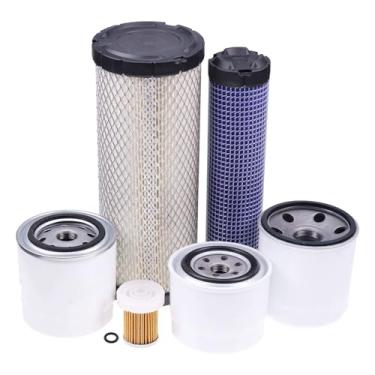 Imagem de JZGRDN Kit de manutenção de filtro compatível com Kubota L2800 L3200 L3400 L3700SU L3800 (HST)
