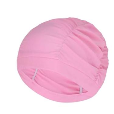Imagem de Touca De NataçãO Unissex, Feita De Tecido Macio(Rosa bebê)