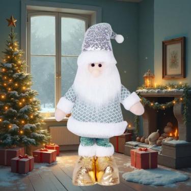 Imagem de Papai Noel Luxo De Tecido Enfeite Natalino Decoração Natal - MundoKNat