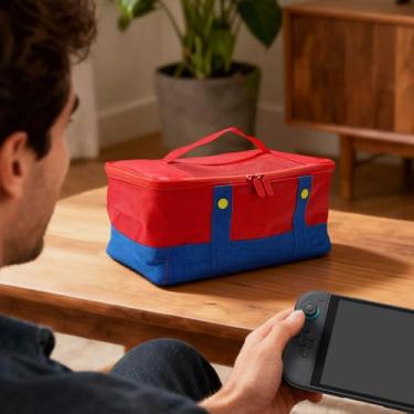 Imagem de Carry Pouch Case Compatible for Nintendo Switch 2 (2025), Portable Soft Shell Waterproof Protective Storage Travel Carrying Case Messenger Bag Oxford Compatible for Lite / OLED Accessories