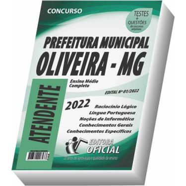 Imagem de Apostila Prefeitura De Oliveira - Mg - Atendente