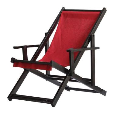 Imagem de Espreguiçadeira Preguiçosa Dobrável Black Cb-vermelho