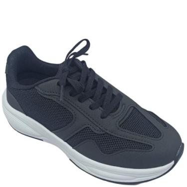 Imagem de Tênis Molekinho Menino Nylon/Napa com Tecido Confortável, Preto, 31