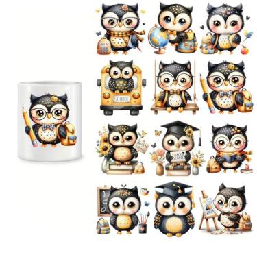 Imagem de F04C24K01 UV DTF Cup Wraps Inverno UV DTF Transferência Adesivo Impermeável para Copos de Vidro, Mobiliário, Artesanato DIY, Adesivos de Transferência para DIY Garrafa de Água Laptop Decalque Madeira