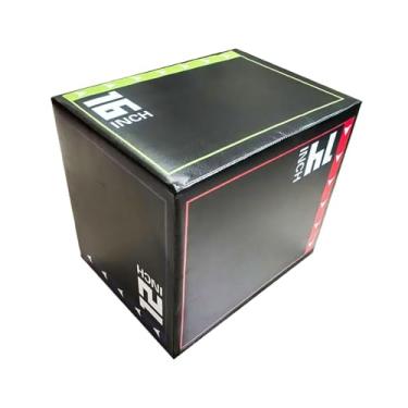 Imagem de menolana Caixa de salto pliométrica, equipamento de treinamento de força, salto multifuncional de alta densidade, caixa de elevação para condicionamento