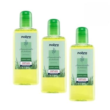 Imagem de Nobre Kit 3 Aromatizantes de Ambiente, Capim Limão, 140ml, Concentrado, Perfume Duradouro, Líquido com Borrifador