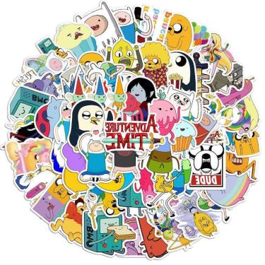 Imagem de Pacote de adesivos Adventures Time with Finns and Jakes Anime