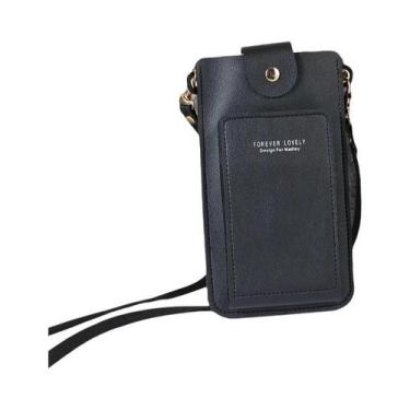 Imagem de Bolsa De Ombro Feminina De Cor Sólida, Moda, Porta-Celular, Carteira, 