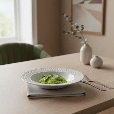 Imagem de Prato Fundo De Louça Roma Branco Porto Brasil - 22cm (VALOR UNITARIO)