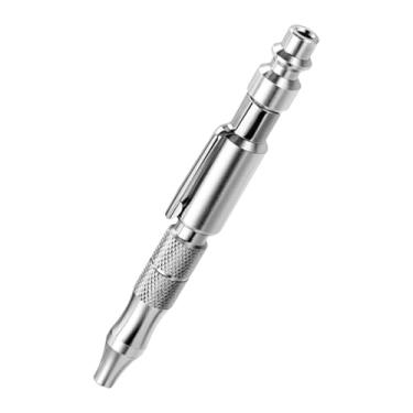 Imagem de MotiveTech Soprador de ar de bolso ajustável para limpeza de poeira, leve, prático, e com peças de metal.