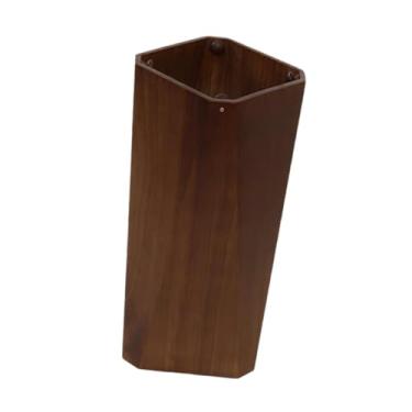 Imagem de IEUDNS Organizador de guarda -chuva de madeira Bin Moda Prática Moda Soldada Balde de Armazenamento de Madeira Só para Office Home Hallway, Marrom