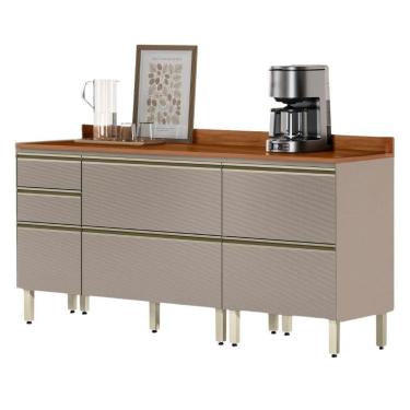 Imagem de Balcao Com Tampo 120 cm e Balcao Com Tampo 60 cm Proenca Demartez