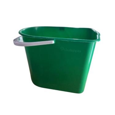 Imagem de Balde bralimpia mopinho verde com alca 12 lts