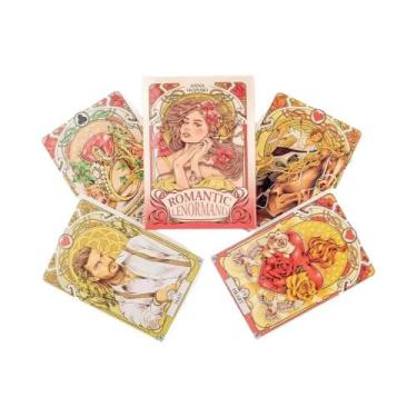 Imagem de Cartas De Oráculo Românticas Art Nouveau Floral Lenormand 37 Peças 102
