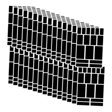 Imagem de DimyFew Pacote com 30 Etiquetas Removíveis para Potes de Conserva E Recipientes de Armazenamento, Adesivos, Etiquetas para Recipientes de Armazenamento, Etiqu, Preto, Tamanho real