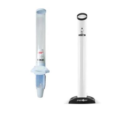 Imagem de Suporte Dispenser Porta Copos Descartáveis + Lixeira copo - Goedert