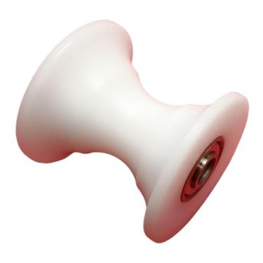 Imagem de YIJU Polia com ranhura em U, guia de cabo, polia para acionamento suave em equipamentos mecânicos, máquina de remo, rolo de rolamento.