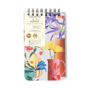 Imagem de Bloco Wire-O Ateliê Pautado 12X20 Off White, Cicero