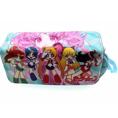 Imagem de Estojo para lápis Sailors Moons Cartoon Anime de grande capacidade