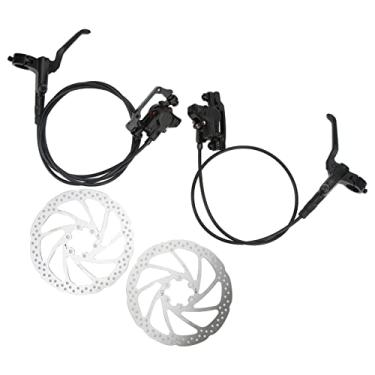 Imagem de Acouto Kit de Freio a Disco Hidráulico LeBycle - de Pressão de óleo de Pistão Duplo Com Freios a Disco Dianteiros e Traseiros, de de Aço Inoxidável de 2 X 160 Mm, Liga de Alumínio de Alta