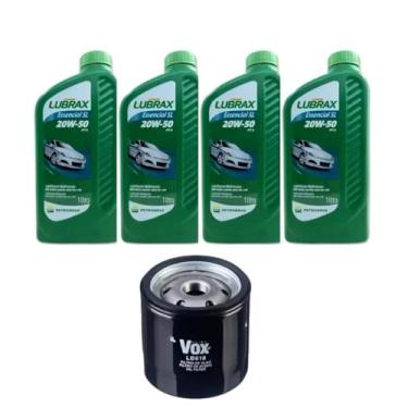Imagem de Kit troca 4 Oléos 20w50 + Filtro Vectra 2.0 8v 1993 1994 1995 1996 1997 1998 1999 2000 2001 2002 2003
